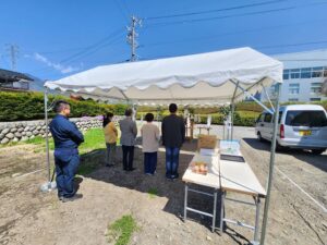 地鎮祭が行われました！